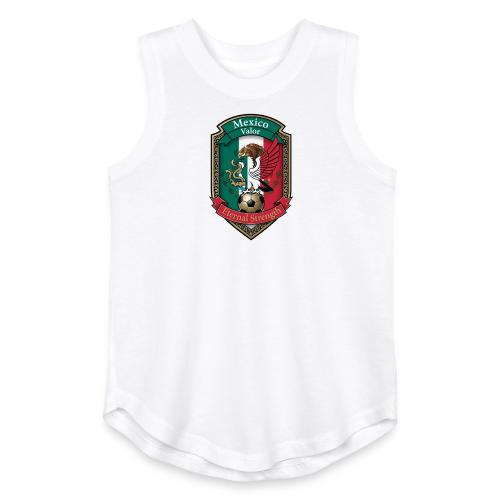 Mexico Eagle Valor T-Shirt, Pride Badge Gift - Youth Girls Relaxed Tank Top