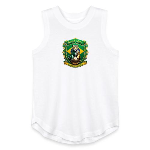 Brazil Jaguar Glory Tee, Brazilian Pride Gift - Youth Girls Relaxed Tank Top