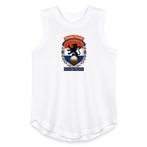 Netherlands Lion Premium T-Shirt, Dutch Flag Gift - Youth Girls Relaxed Tank Top