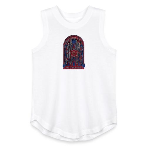 Barcelona Scarlet Pride T Shirt, Vibrant City Gift - Youth Girls Relaxed Tank Top