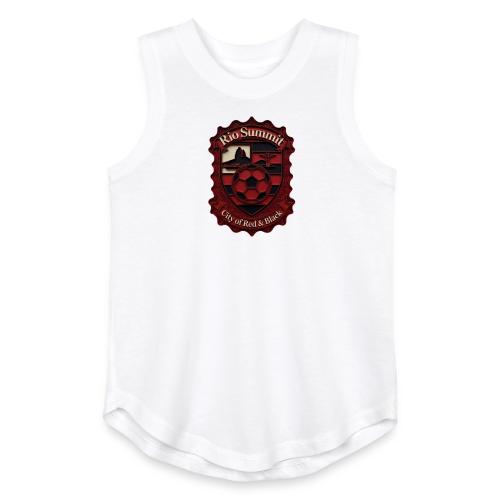 Flamengo Scarlet Summit T-Shirt, Football Gift - Youth Girls Relaxed Tank Top