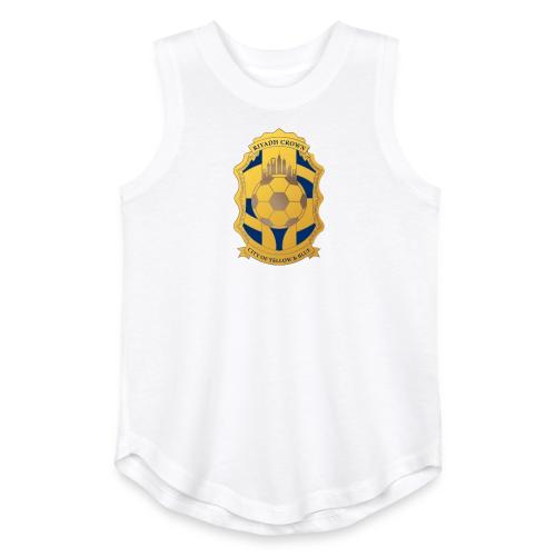 Riyadh Crown T Shirt, Modern Desert Pride Gift - Youth Girls Relaxed Tank Top