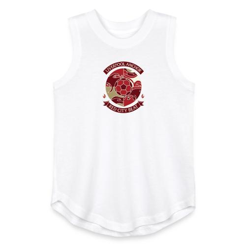 Liverpool Anchor T Shirt, Soccer City Pride Gift - Youth Girls Relaxed Tank Top