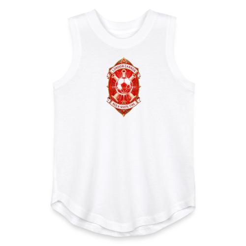 Red London Cannon T Shirt,Football City Pride Gift - Youth Girls Relaxed Tank Top