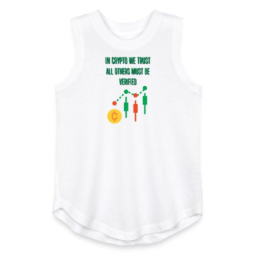 Sarcastic Bitcoin Investor T-shirt - Youth Girls Relaxed Tank Top