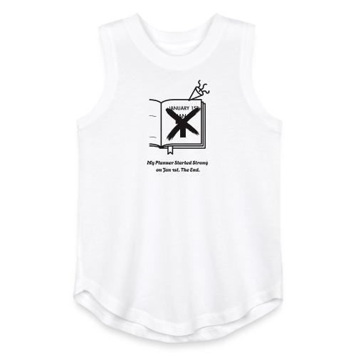 Jan 1st T-Shirt | Sarcastic New Year's - Youth Girls Relaxed Tank Top