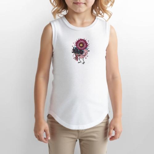 Gothic Valentine Eldritch Bloom – Dark Rom - Youth Girls Relaxed Tank Top