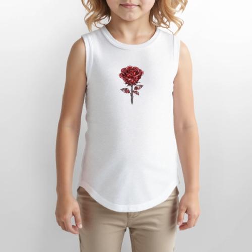 Silver Rose - Youth Girls Relaxed Tank Top