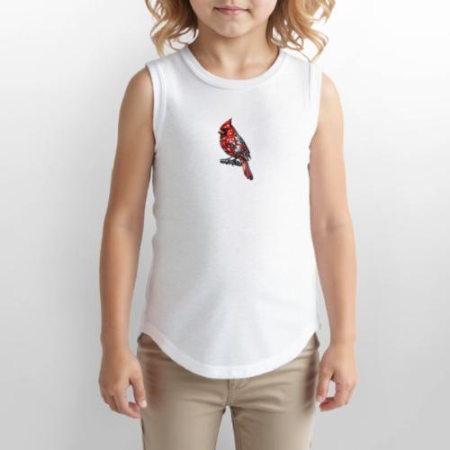 Silver Cardinal - Youth Girls Relaxed Tank Top