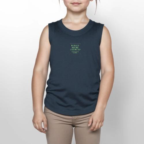 Results May Be Unexpected - Neon Green - Youth Girls Relaxed Tank Top