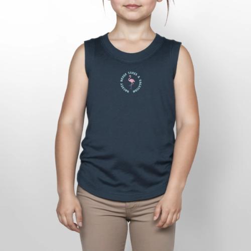 SUMMER HOCKEY FLAMINGO - Youth Girls Relaxed Tank Top