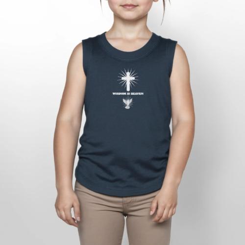 Wisdom is Heaven - Youth Girls Relaxed Tank Top