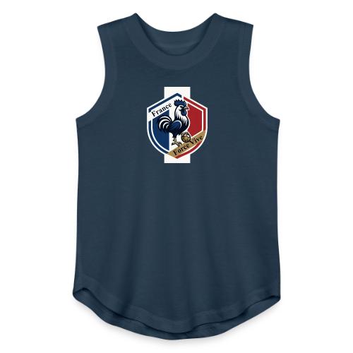 France Rooster T-Shirt, Bleu-Blanc-Rouge gift - Youth Girls Relaxed Tank Top