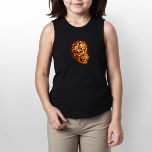 Crazy Double Lion Streetwear - Youth Girls Relaxed Tank Top