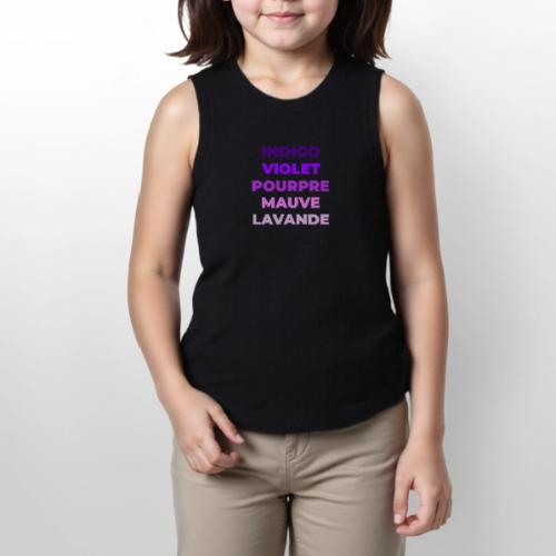 Shades of purple - Youth Girls Relaxed Tank Top