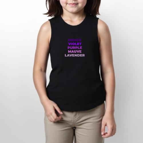 Shades of Purple - Youth Girls Relaxed Tank Top