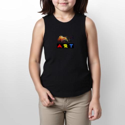 Pulse of Art - Youth Girls Relaxed Tank Top