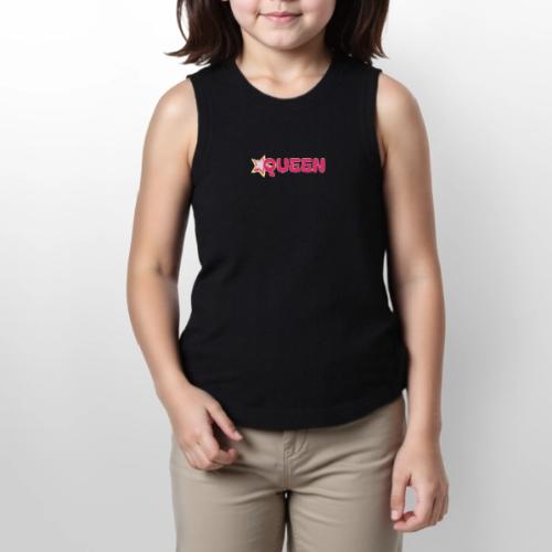 queen high resolution logo transparent 1 - Youth Girls Relaxed Tank Top