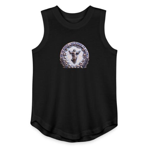 He Is Risen Ascended In Glory T Shirt, Gift - Youth Girls Relaxed Tank Top