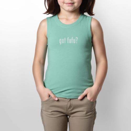 gotfufu-white - Youth Girls Relaxed Tank Top