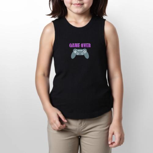 Game Over Gamer Controller Design - Youth Girls Relaxed Tank Top