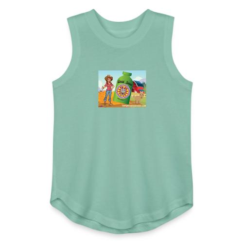 Nicole Sauce's Goat Juice - Youth Girls Relaxed Tank Top