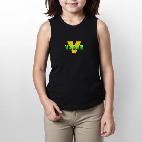 Vegan Energy V - Youth Girls Relaxed Tank Top