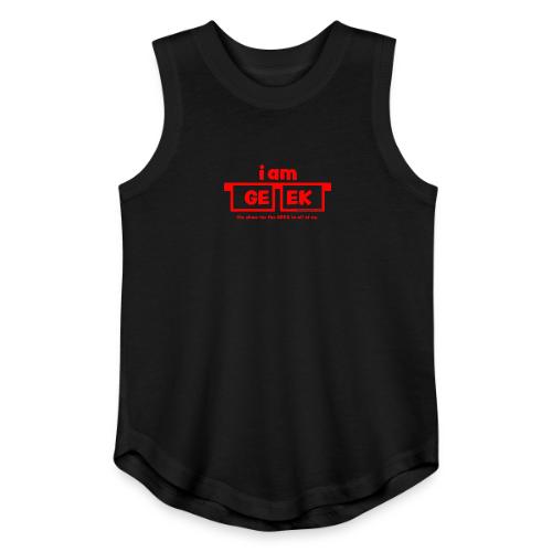 iamGEEK RED - Youth Girls Relaxed Tank Top