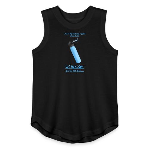 Emotional Support Water Bottle T-Shirt | Still Anx - Youth Girls Relaxed Tank Top