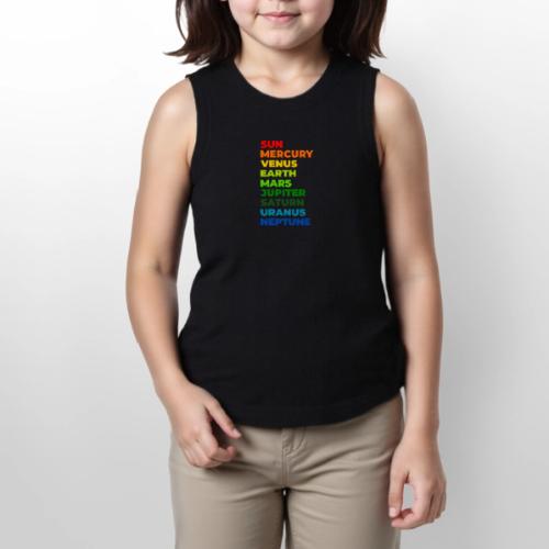 Color the solar system - Youth Girls Relaxed Tank Top