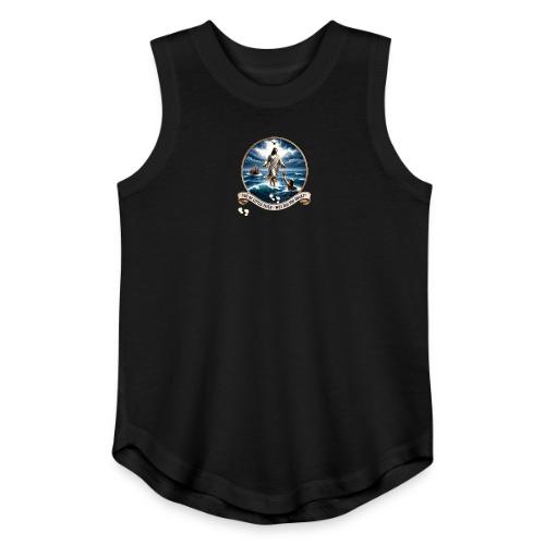 Walking On Water Faith T Shirt, Christian Miracle - Youth Girls Relaxed Tank Top
