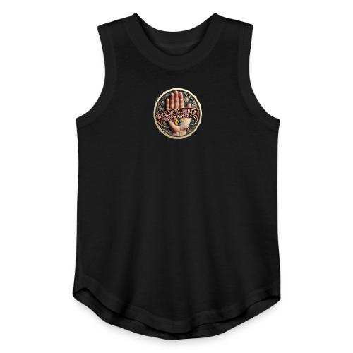 Dad Tax Collector Medallion T Shirt - Youth Girls Relaxed Tank Top