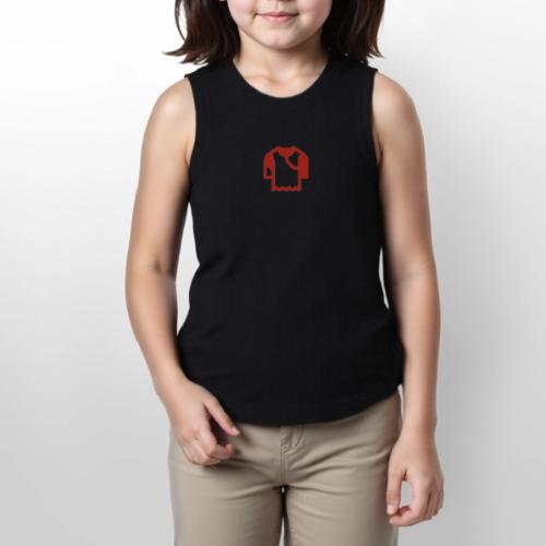 Logo outline - Youth Girls Relaxed Tank Top