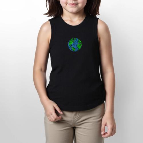 Global PEACE Sphere - Youth Girls Relaxed Tank Top