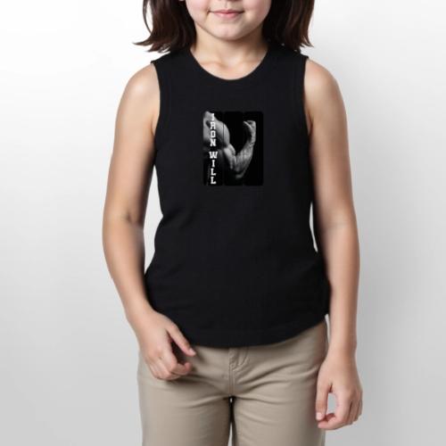 Bodybuilding: Iron Will - Youth Girls Relaxed Tank Top