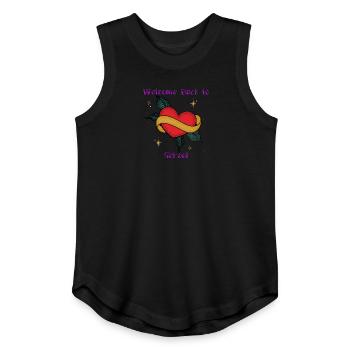 Bienvenue à l’école - Camisole décontractée pour filles - noir - Devant - Elaine (115cm)