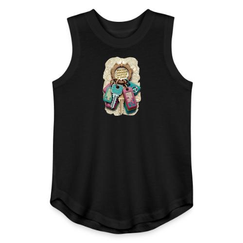Minivan Commander T Shirt, Chauffeur of Chaos Mug - Youth Girls Relaxed Tank Top