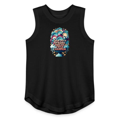 Dish Duty Dynamo T Shirt, Endless Cycle Champion - Youth Girls Relaxed Tank Top