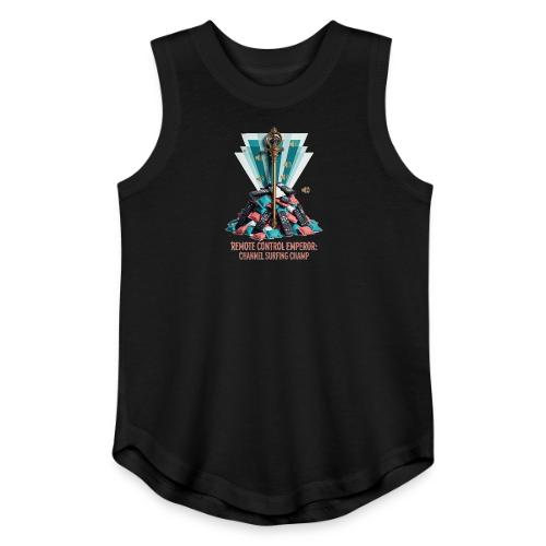 Remote Control Emperor T Shirt - Youth Girls Relaxed Tank Top