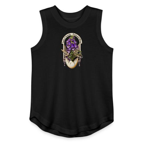 Spring Serenity Foxglove Tee, Easter Gift for wife - Youth Girls Relaxed Tank Top