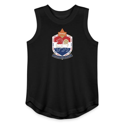 Netherlands Lion Crest T-Shirt, Dutch Badge Gift - Youth Girls Relaxed Tank Top