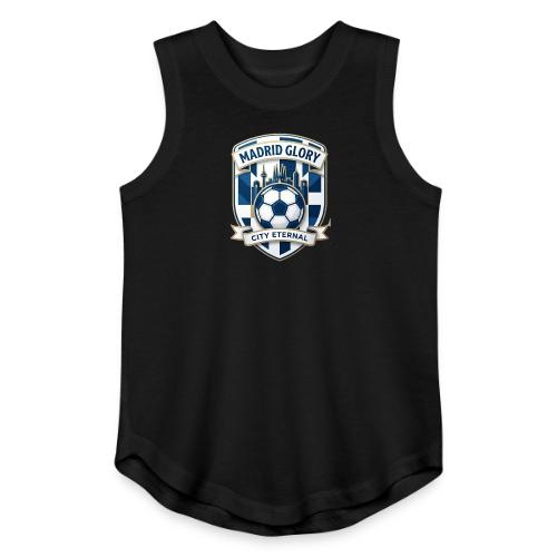 Madrid Skyline Glory T Shirt, Madrid Fan Gift - Youth Girls Relaxed Tank Top