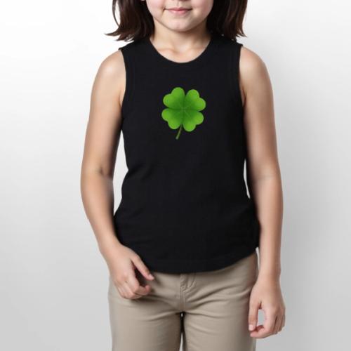 Four leaf clover - Youth Girls Relaxed Tank Top