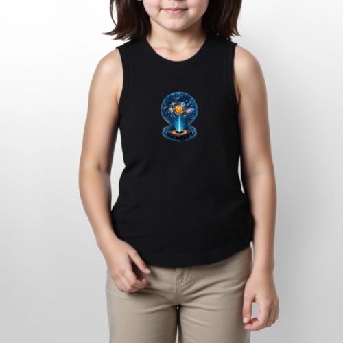 Holographic Universe - Youth Girls Relaxed Tank Top