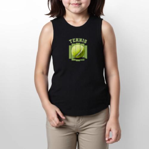 Tennis Minimal - Youth Girls Relaxed Tank Top