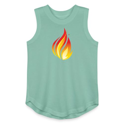 HL7 FHIR Flame Logo - Youth Girls Relaxed Tank Top