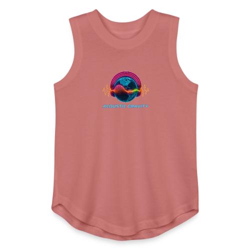 Earth's Headphones - Youth Girls Relaxed Tank Top