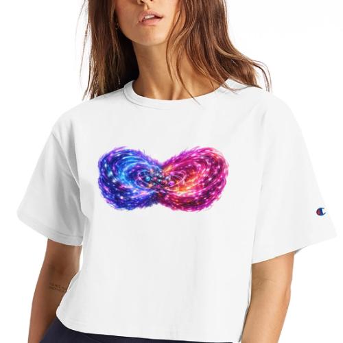 Atom - Champion Women’s Cropped T-Shirt