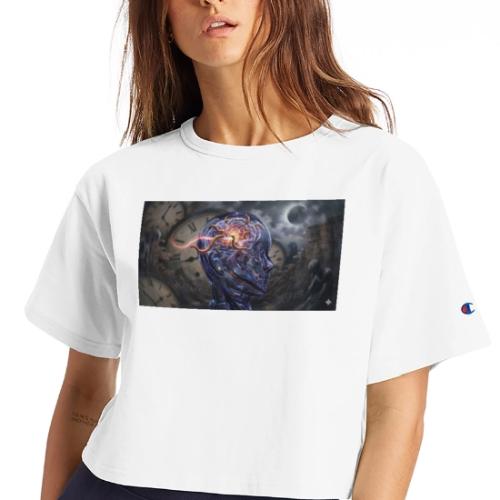 Hey You - Champion Women’s Cropped T-Shirt