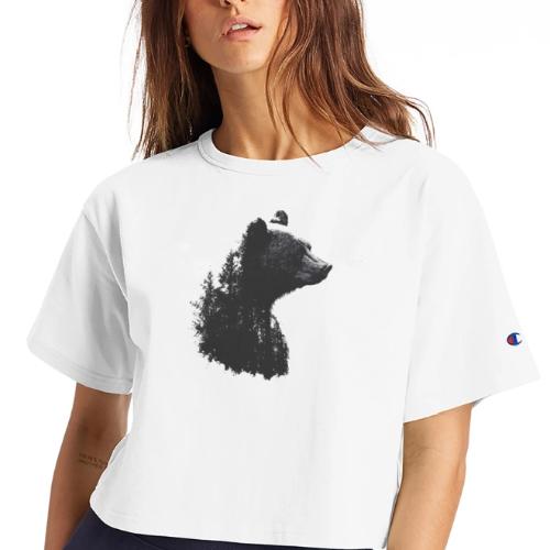 Forest Within the Bear - Champion Women’s Cropped T-Shirt